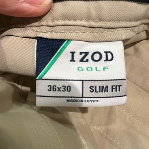 Like new ? Maybe new? W 36 L 30 . Khaki Izod golf slack.⛳️